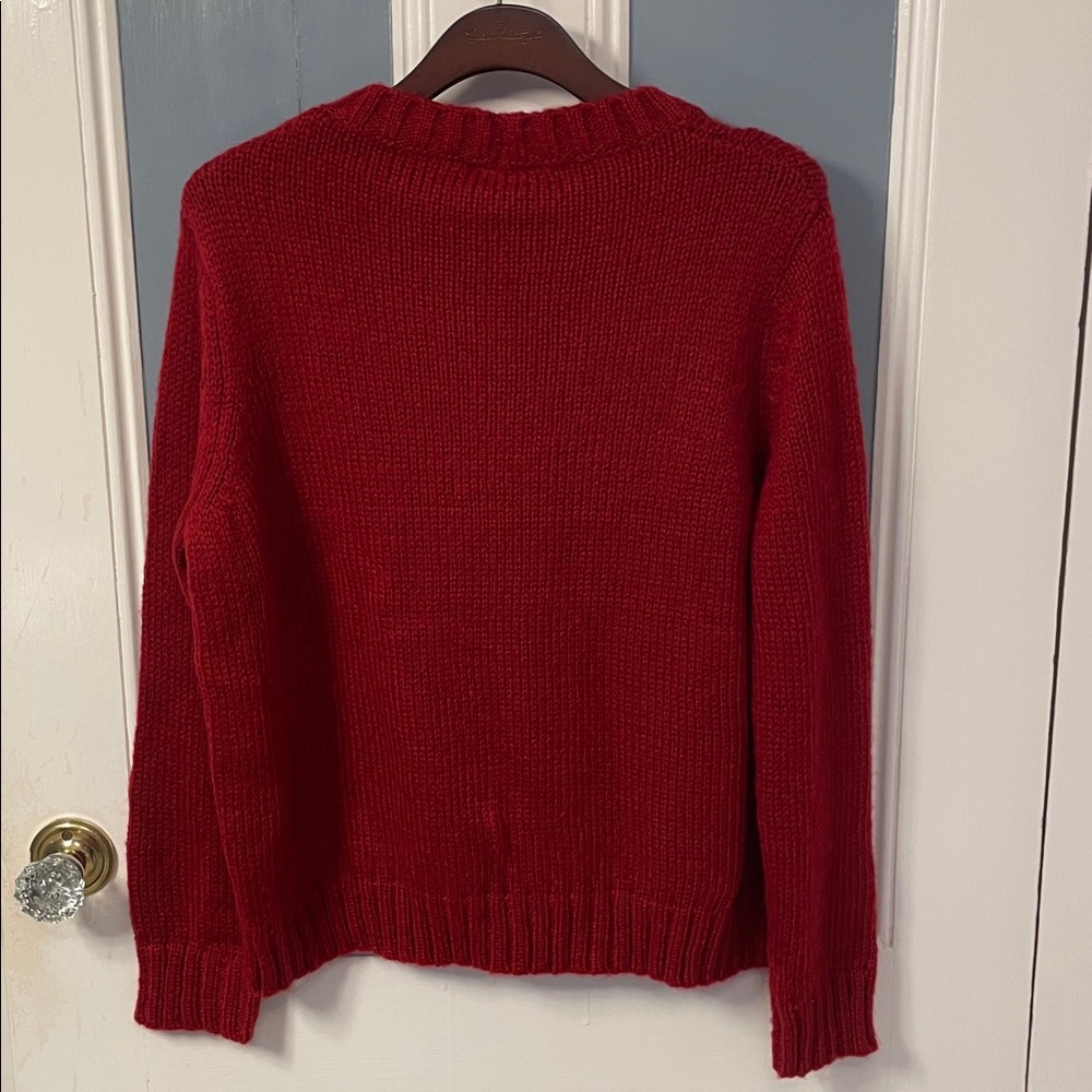 Wooden Ships by Paola Buendia Christmas Tree Crew Chunky Sweater - Picture 9 of 11